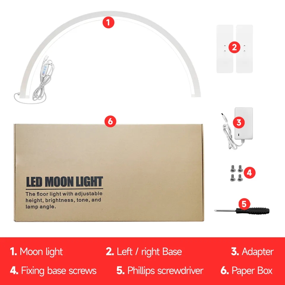 LED Moon Light - Emma Nail Store