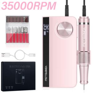 35000RPM Pink Nail Drill Machine