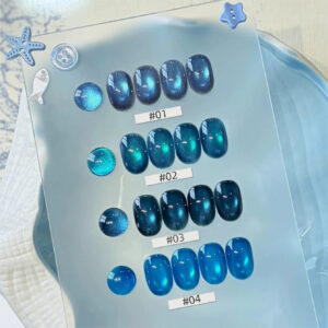 93alanmijing1_4 10ml Icy Translucent Blue Cat Eye