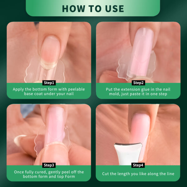 280pcs Dual Nail Forms SW