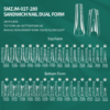 280pcs Dual Nail Forms SW