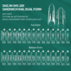 280pcs Dual Nail Forms SW