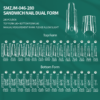 280pcs Dual Nail Forms SW
