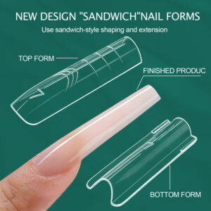 16138526011158760433 280pcs Dual Nail Forms SW