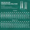 280pcs Dual Nail Forms SW