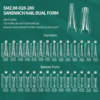 280pcs Dual Nail Forms SW