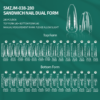 280pcs Dual Nail Forms SW