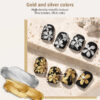2 3D Metal Embossed Gel