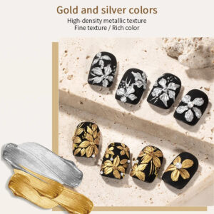 3D Metal Embossed Gel