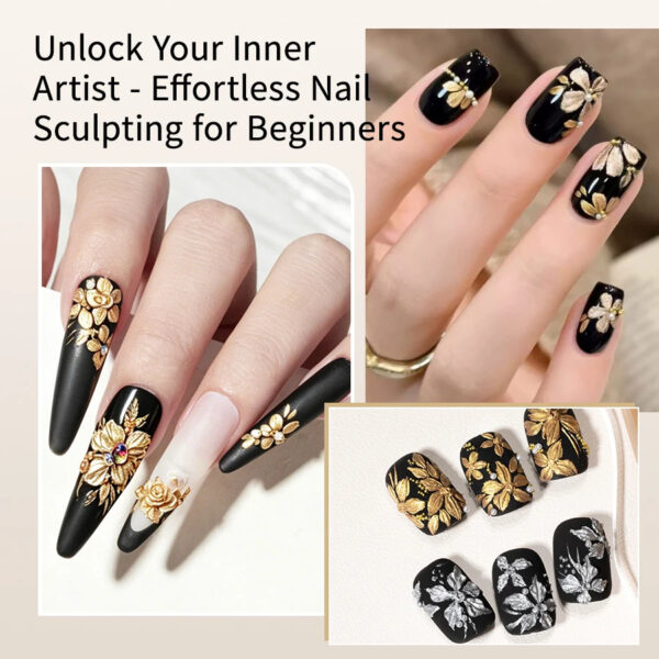 5 3D Metal Embossed Gel