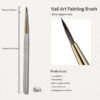 painting_brush 3D Metal Embossed Gel
