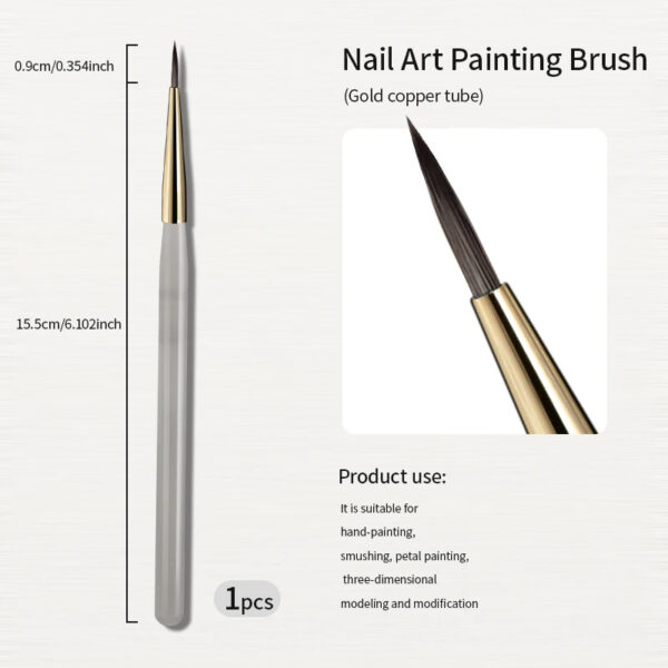 painting_brush 3D Metal Embossed Gel