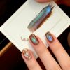 12ml Set Maroon Star Cat Eye